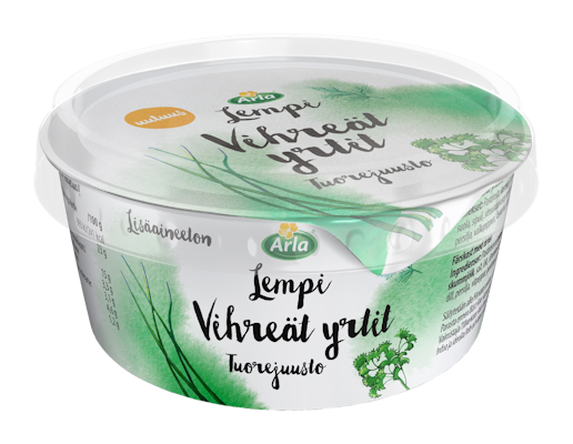 Arla Lempi tuorejuusto 160g vihreät yrtit