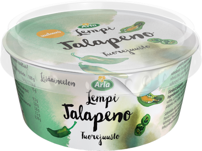 Arla Lempi tuorejuusto 160g Jalapeno