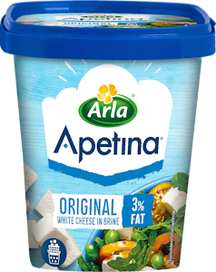 Apetina 410/200g 3% välimerellinen vähälaktoosinen juusto kuutioina