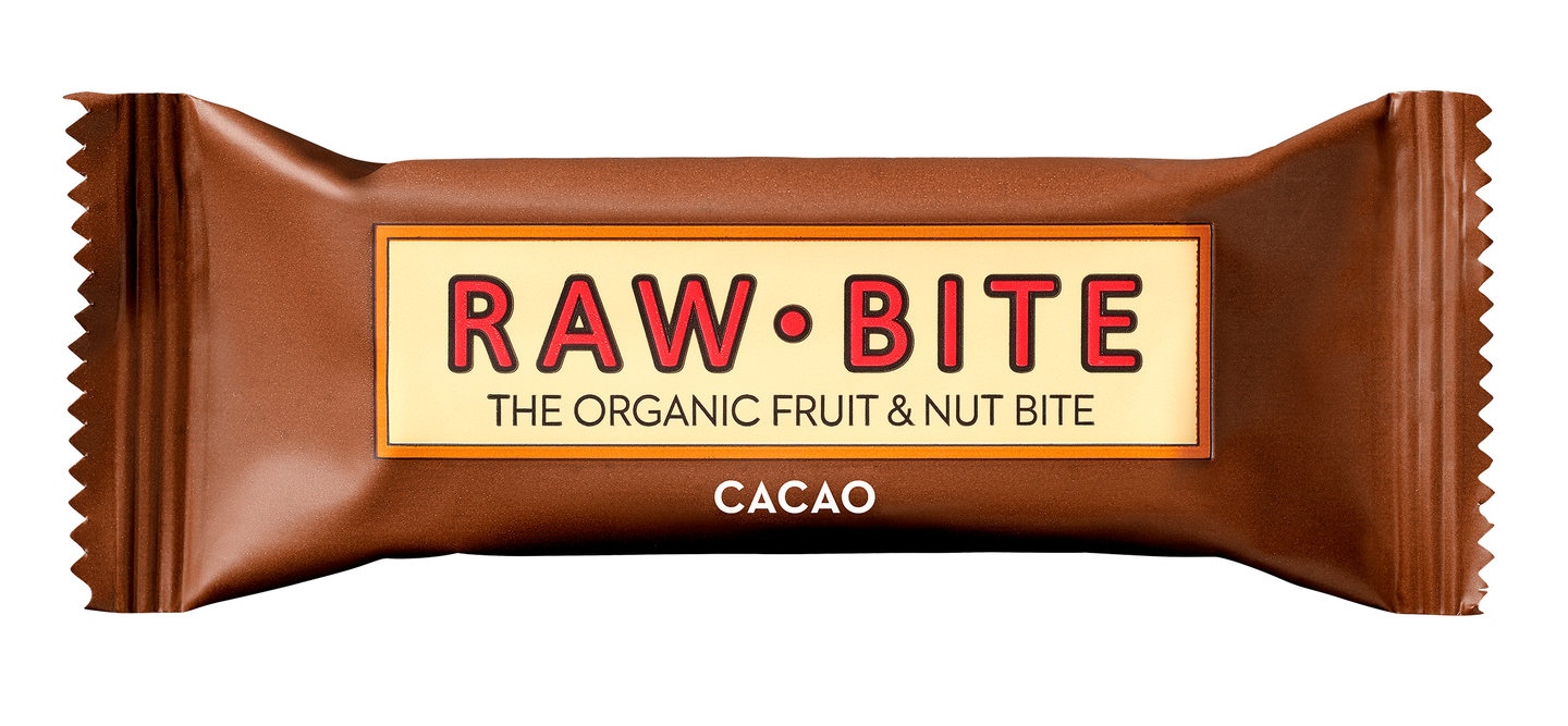 Rawbite 50g Raw Cacao Pähkinäpatukka