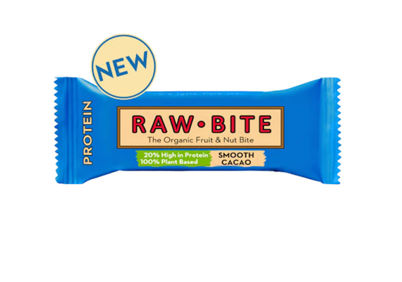 Rawbite Smooth Cacao hedelmä-pähkinäpatukka 45g Luomu