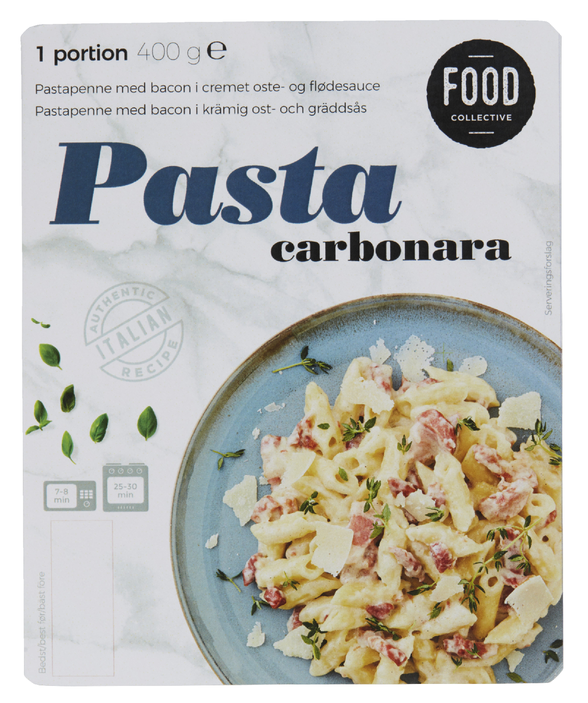 Food Collective pasta carbonara 400g