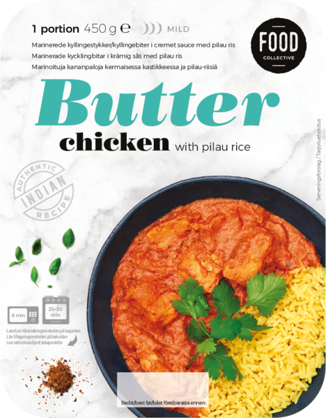 Food Collective butter chicken 450g