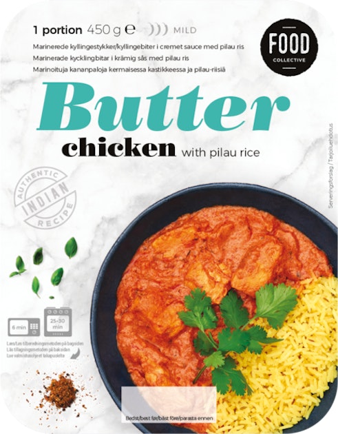 Food Collective butter chicken 450g | K-Ruoka Verkkokauppa