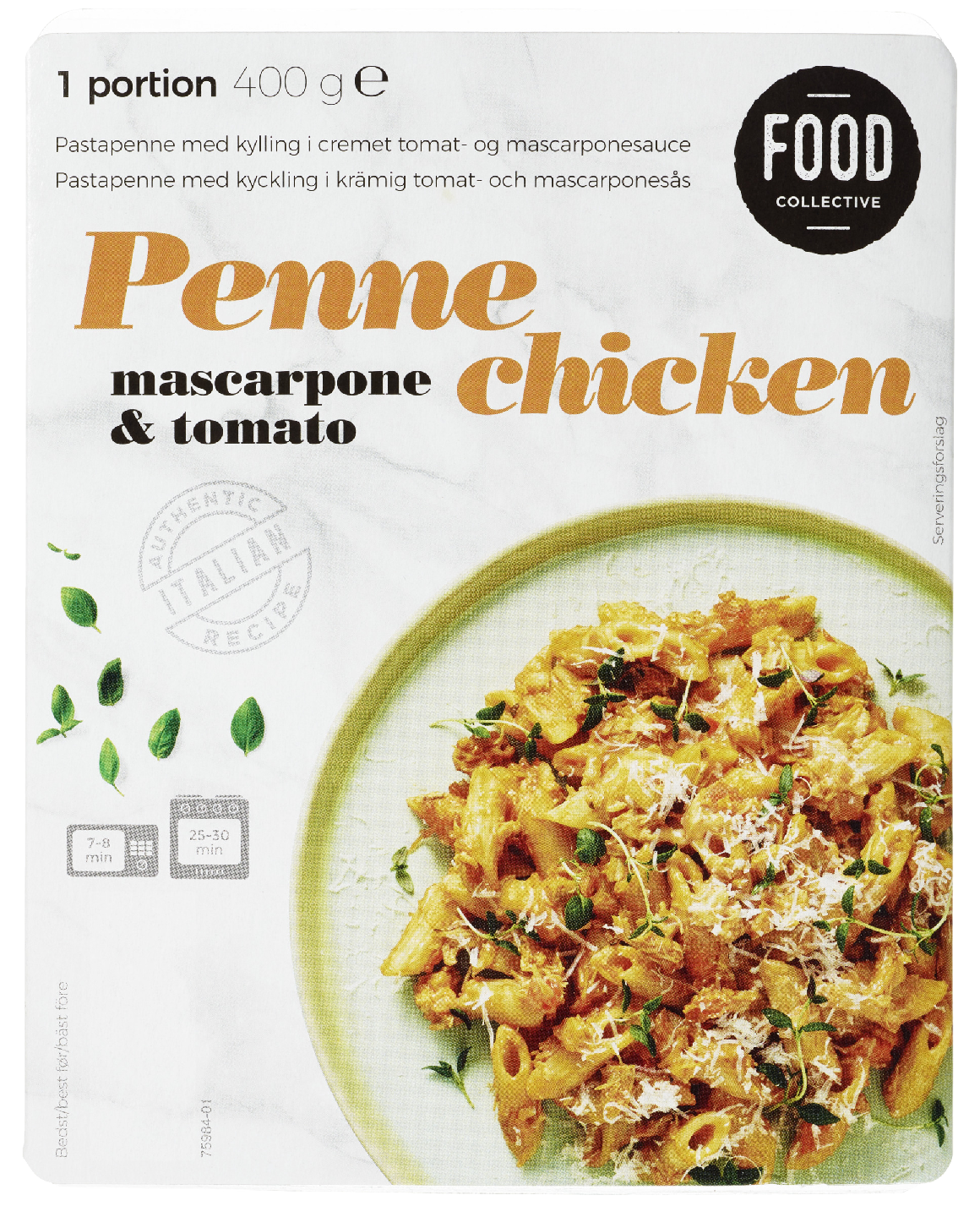 Food Collective penne chicken tomato 400g