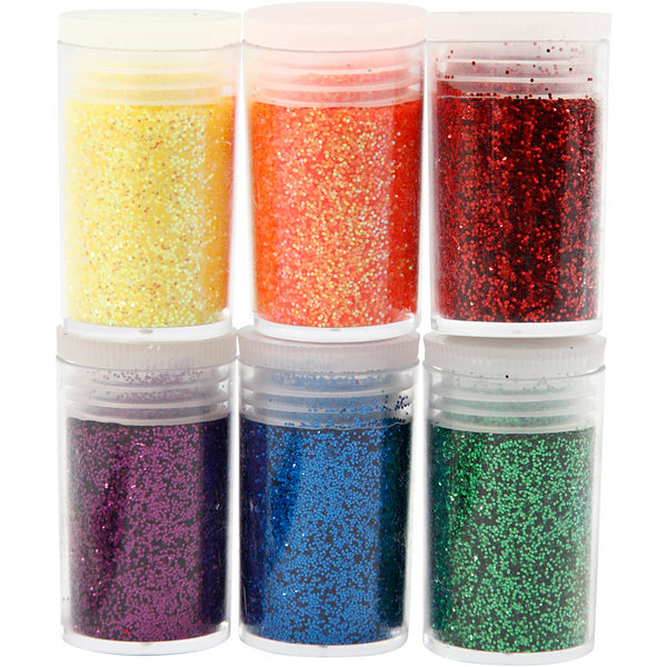 Kimalle, värilajitelma, 6 x 5 g