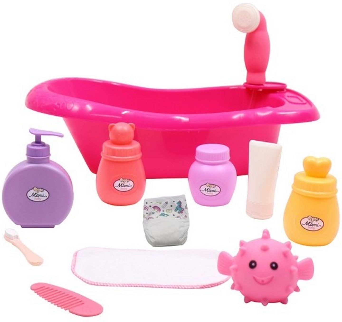 Mami Baby nuken kylpyamme ja tarvikkeet