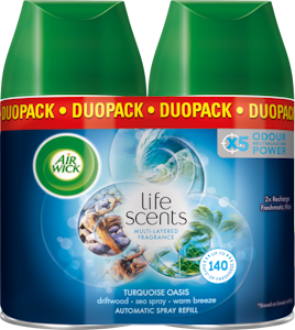 Airwick Freshmatic Duo-pack Turqoise Oasis 250ml