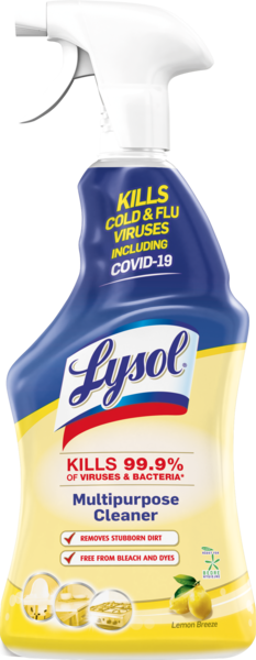 Lysol desinfioiva yleispuhdistus spray citrus 500ml x105 QPA — HoReCa-tukku  Kespro