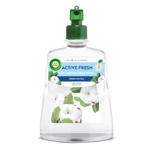 Airwick Active Fresh täyttö Fresh Cotton 228ml