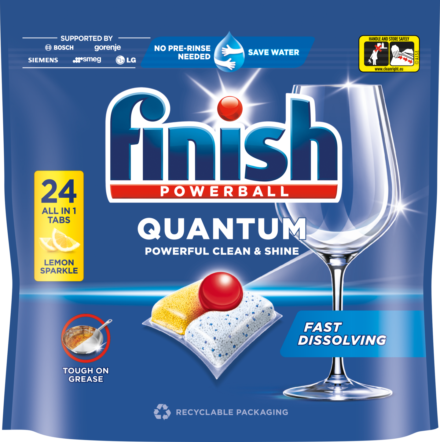 Finish Quantum Lemon konetiskitabletti 24kpl