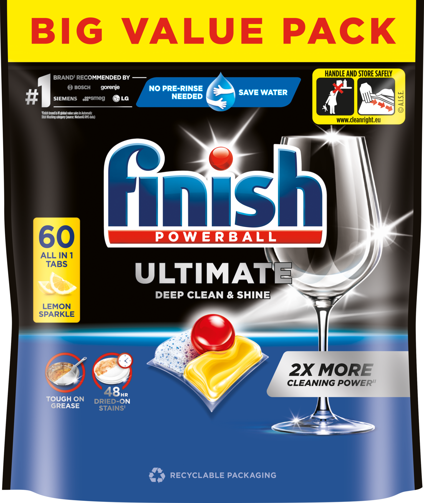 Finish Ultimate Lemon konetiskitabletti 60kpl