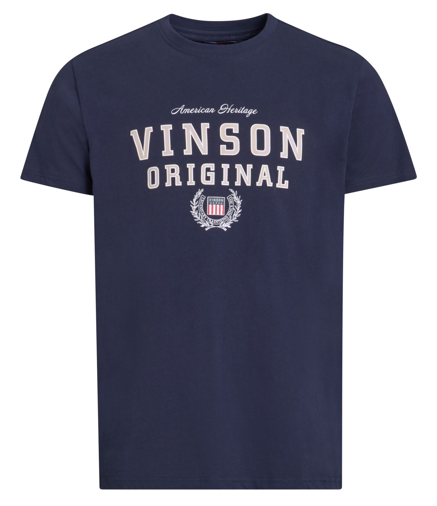 Vinson miesten logollinen t-paita. Materiaali: 100% puuvilla.