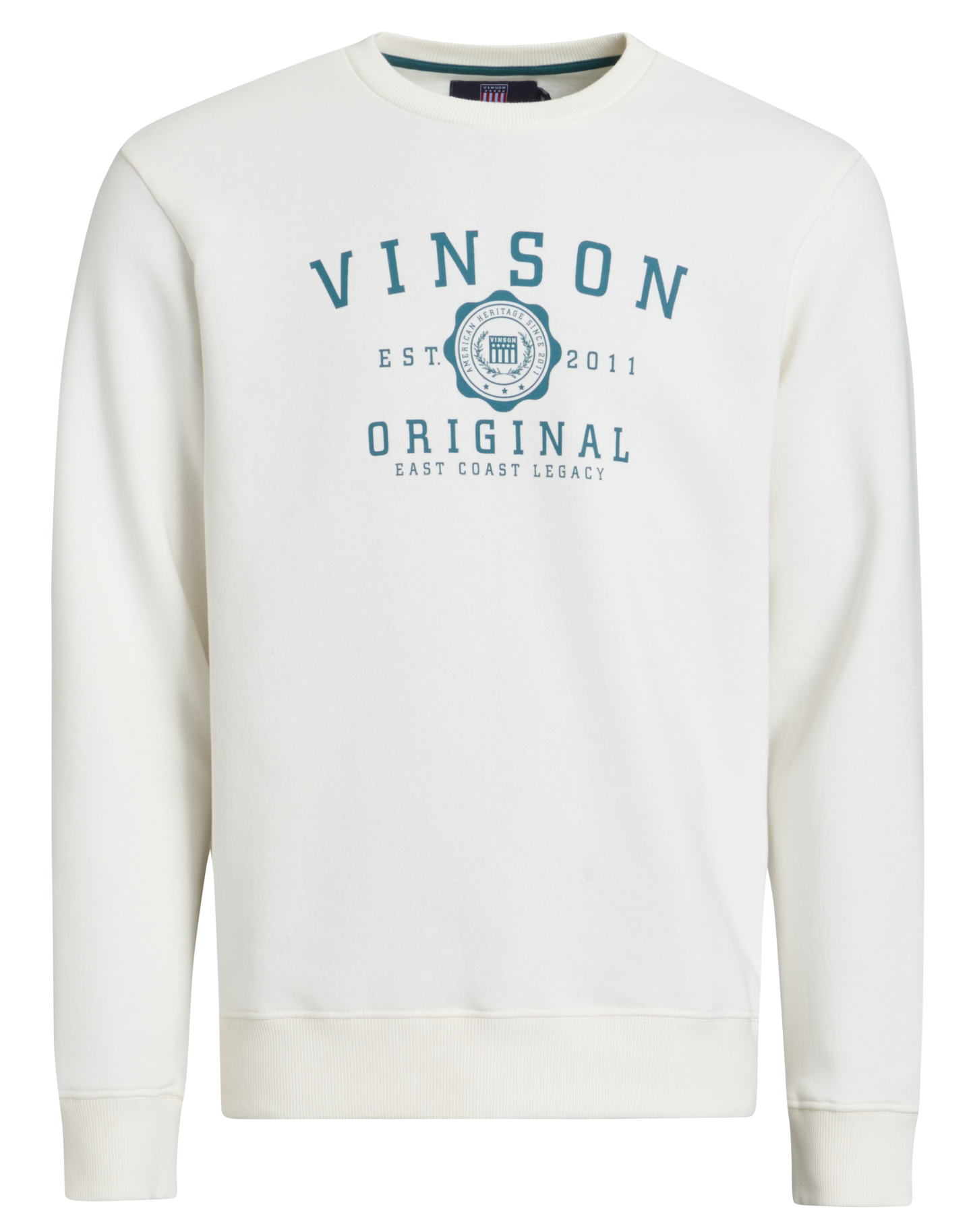 Vinson miesten collegepaita isolla logolla. Materiaali: 80% puuvillaa 20% polyester.