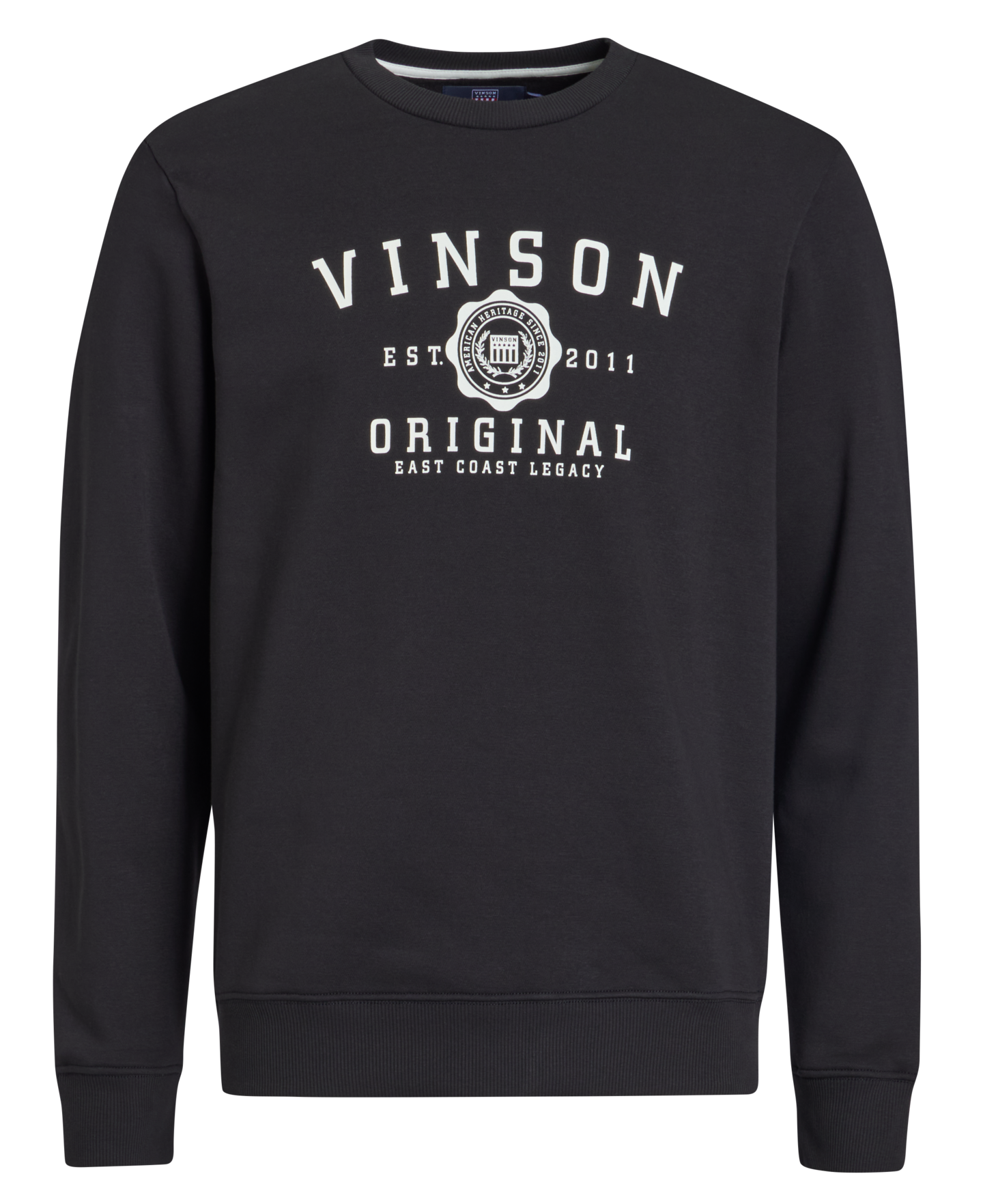 Vinson miesten collegepaita isolla logolla. Materiaali: 80% puuvillaa 20% polyester.