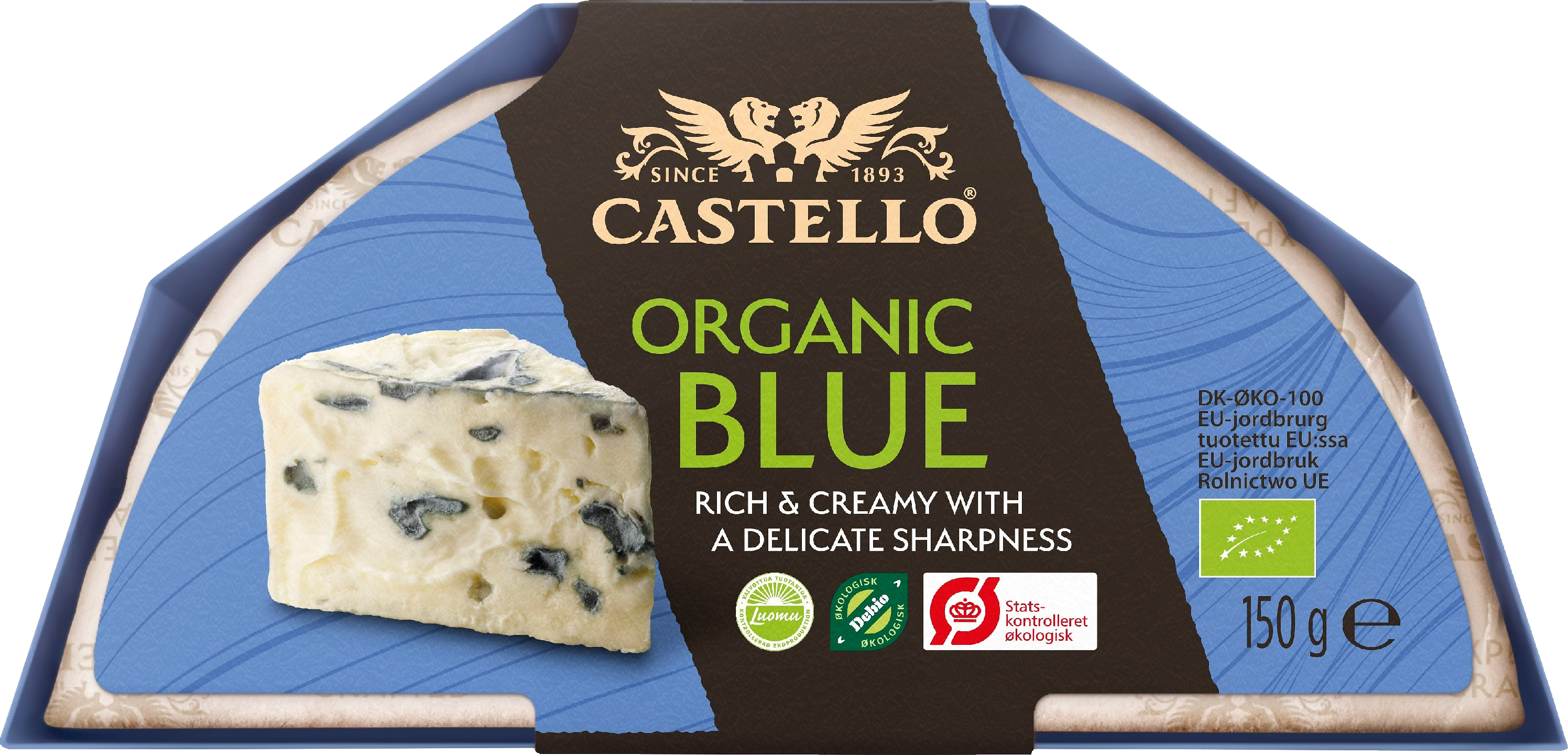 Castello blue sinihomejuusto 150g luomu