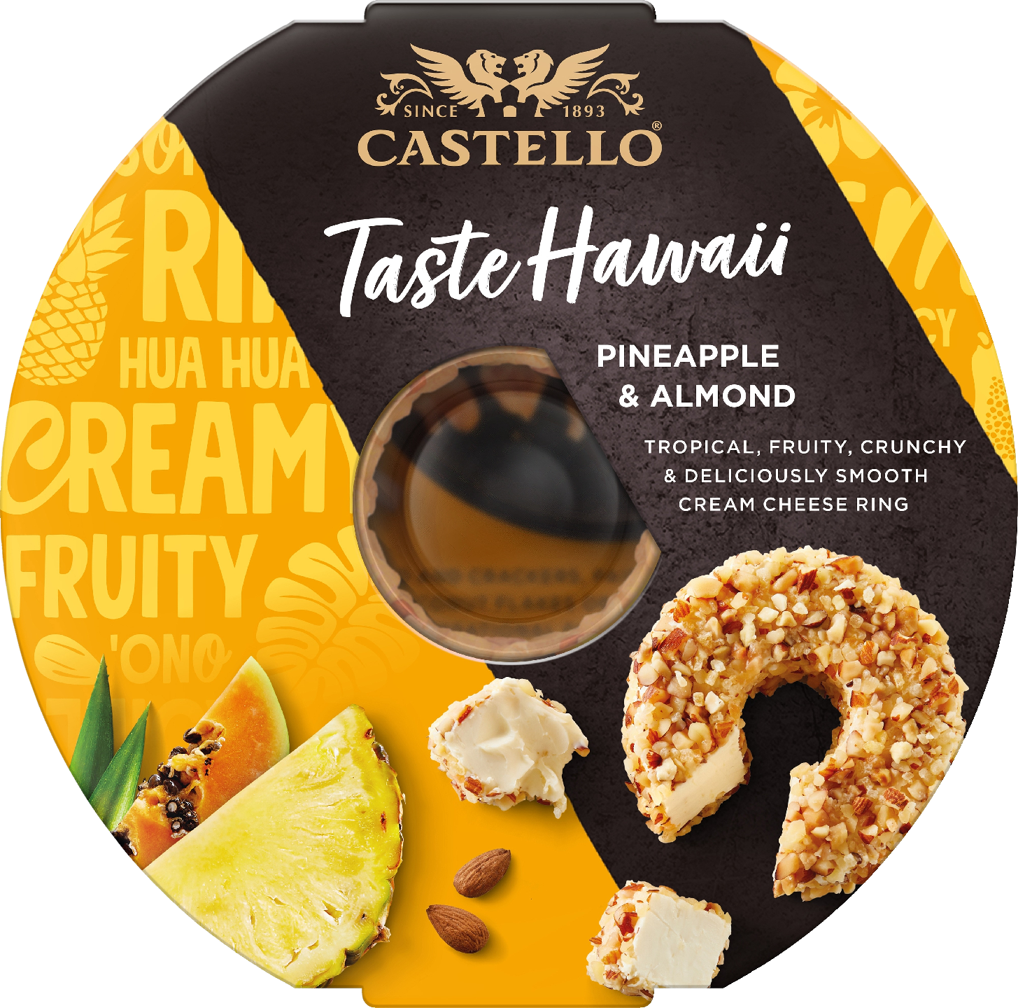 Castello ananas-manteli tuorejuusto 125 g