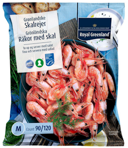 Royal Greenland kuorellisia katkarapuja 90/120 500g MSC pakaste