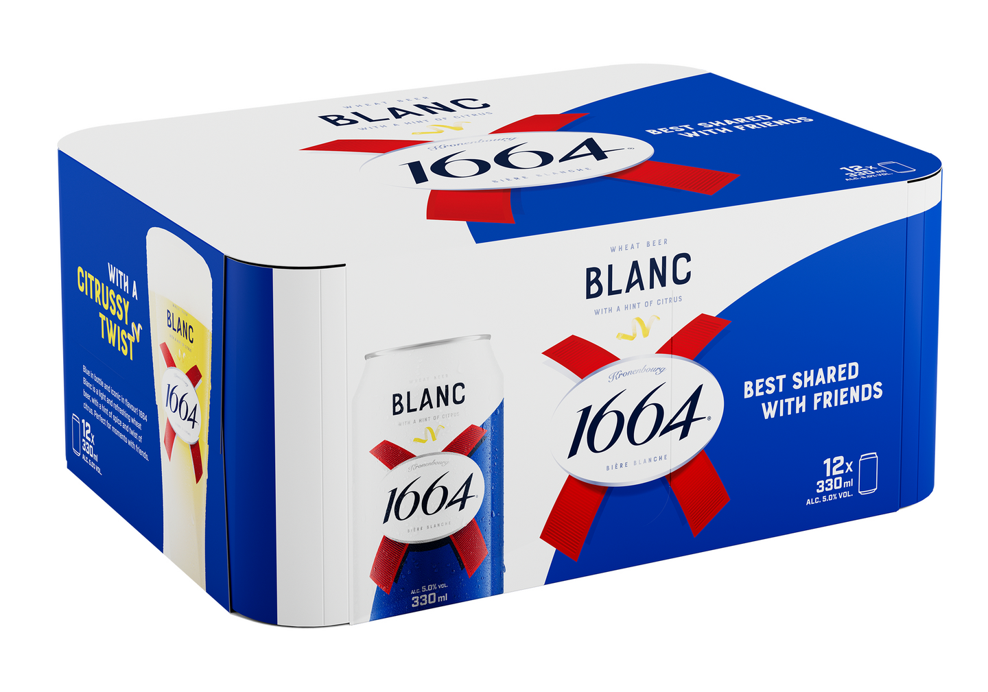 1664 Blanc olut 5,0% 0,33l 12-pack