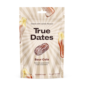 True Dates kirpeän kolan makuinen taateli 100g