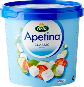 Arla Apetina välimerelliset juustokuutiot 1kg 20% vähälaktoosinen