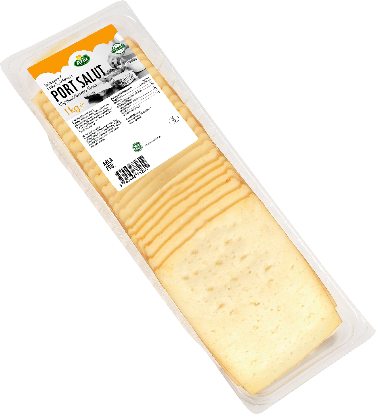 Arla Pro Port Salut 1kg 25% 50x20g juustoviipaleet laktoositon