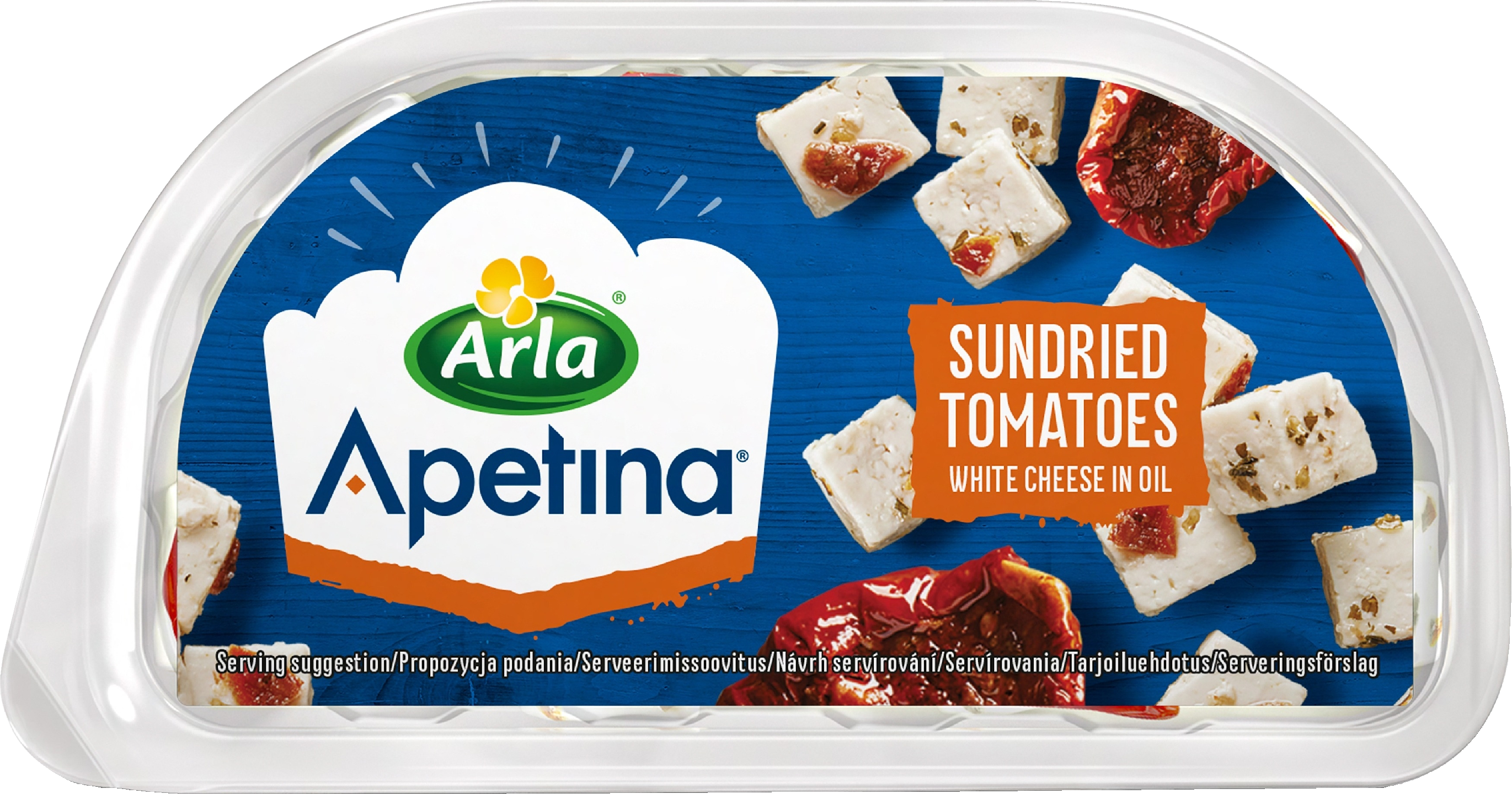 Arla apetina snackjuusto 100g/70g aurinkokuivatut tomaatit