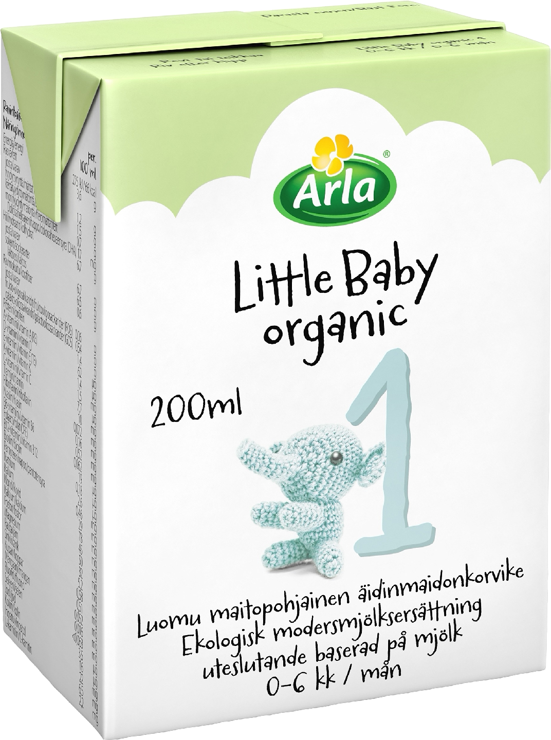 Arla Little Baby1 äidinmaidonkorvike 0-6 kk 200ml luomu