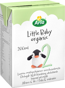 Arla Little Baby2 vieroitusvalmiste alkaen 6kk 200ml luomu