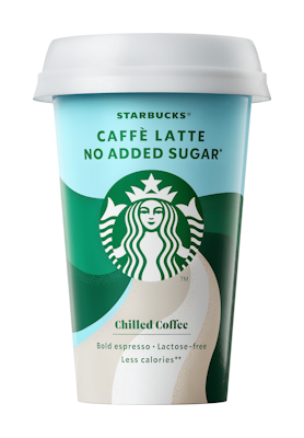 Starbucks Caffè Latte no added sugar laktoositon maitokahvijuoma 220ml
