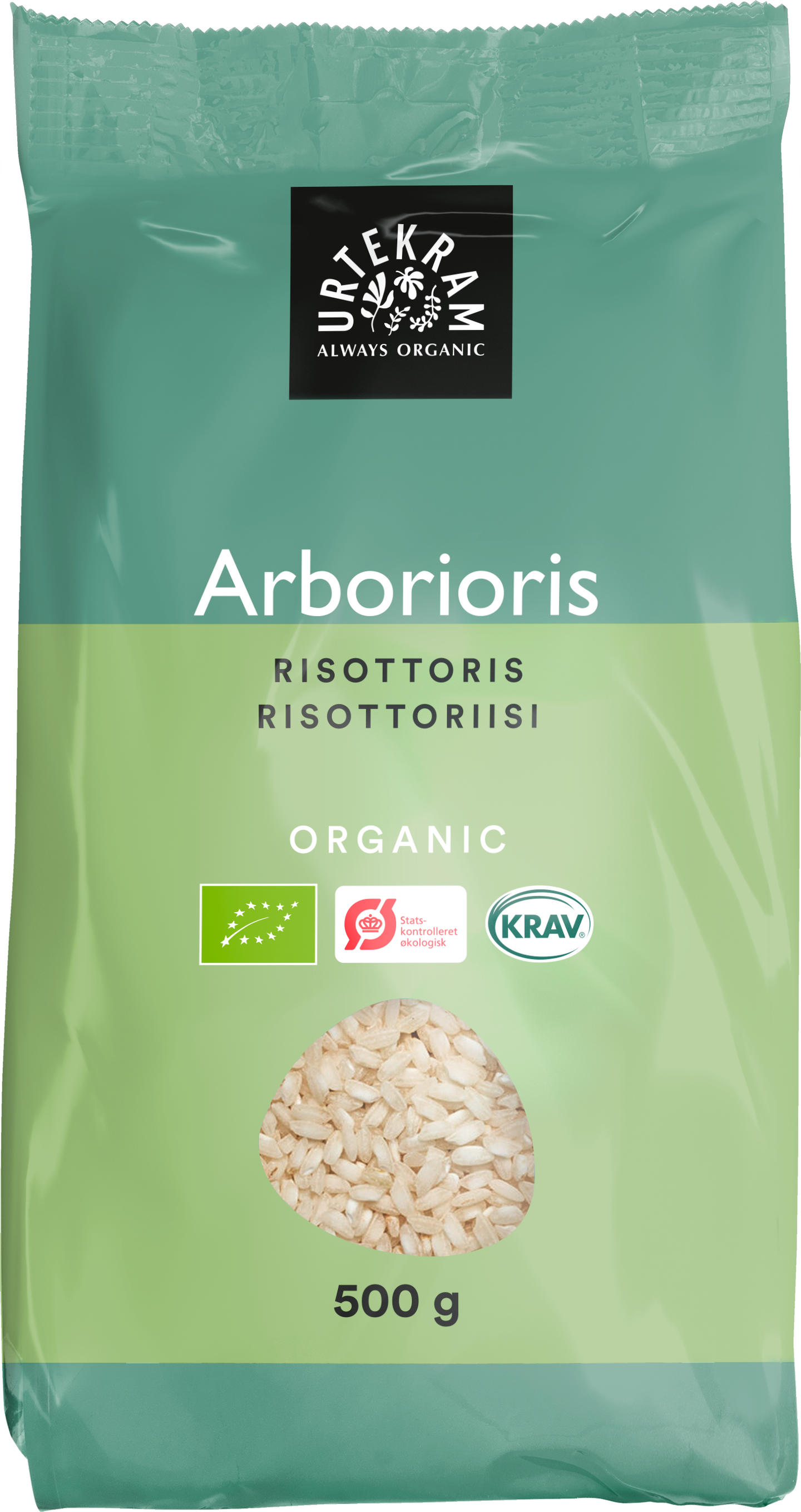 Urtekram Arborio risottoriisi 500g luomu