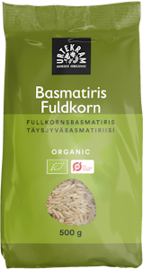 Urtekram basmati täysjyväriisi 500g luomu