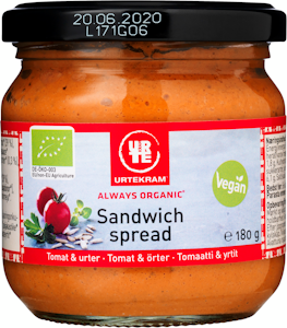 Sandwich spread tomat&örter ek 180g