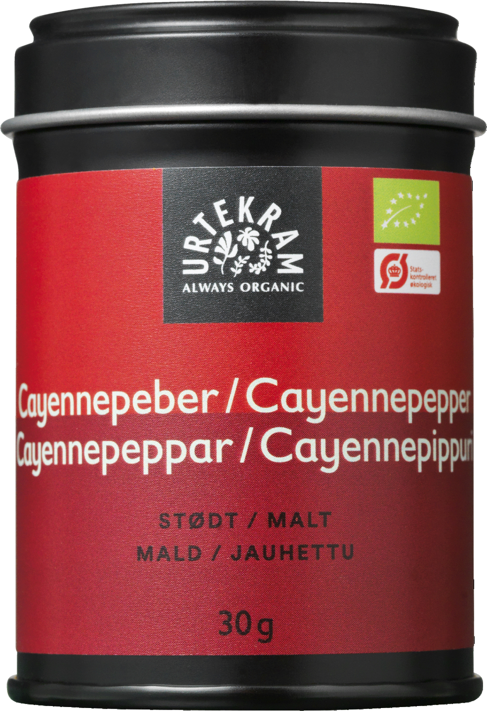 Urtekram Luomu Cayennepippuri 30g