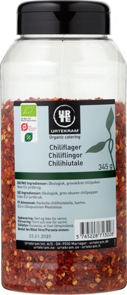 Urtekram chilihiutale 345g luomu