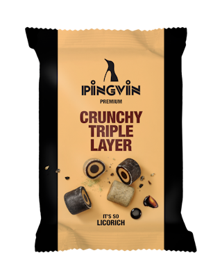 Pingvin Premium Crunchy Triple Layer lakritsi 90g