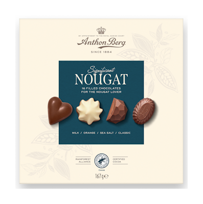 Anthon Berg Significant Nougat suklaakonvehdit 167g RFA