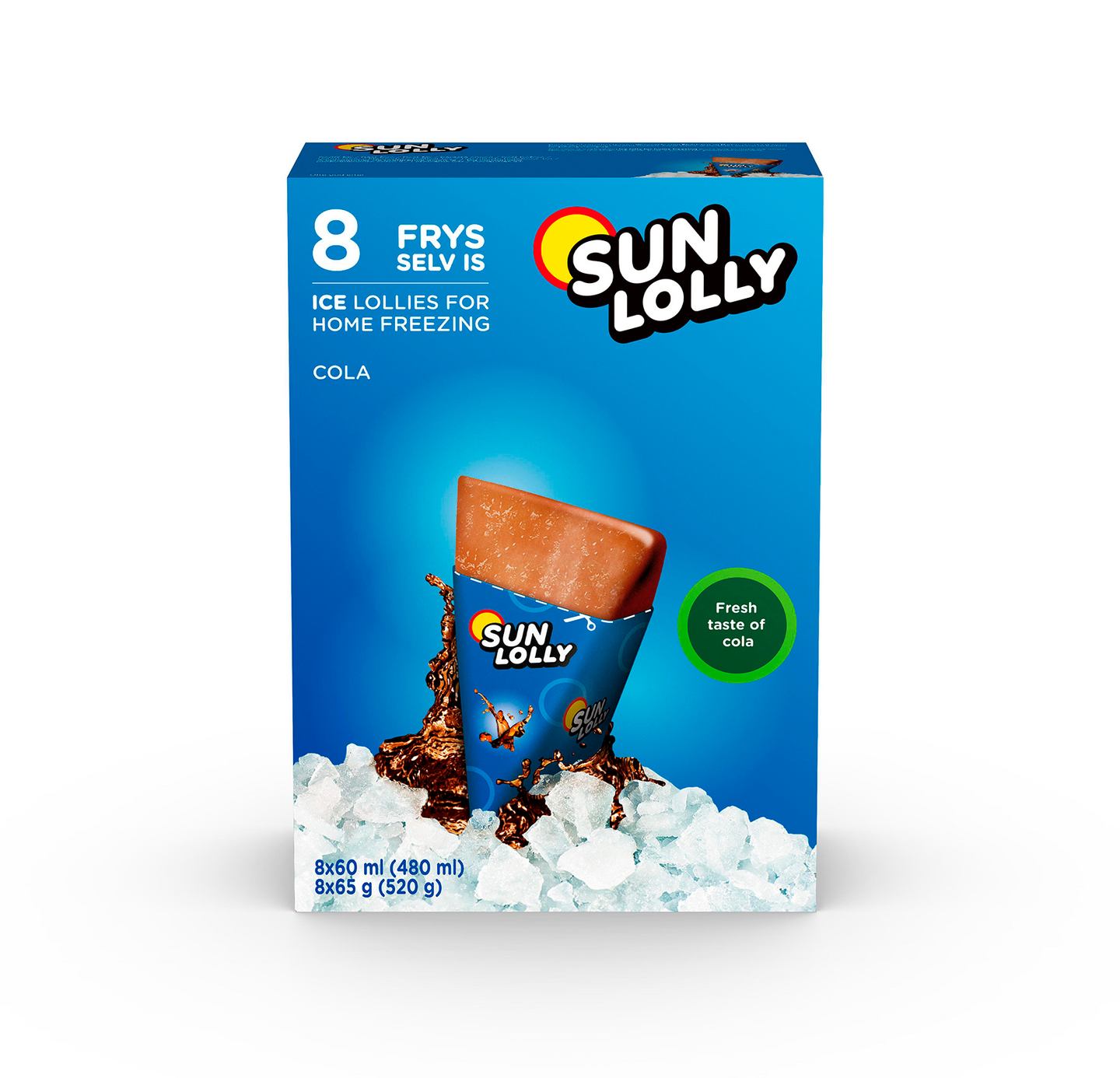 Sun Lolly mehujää 8x60ml/65g cola