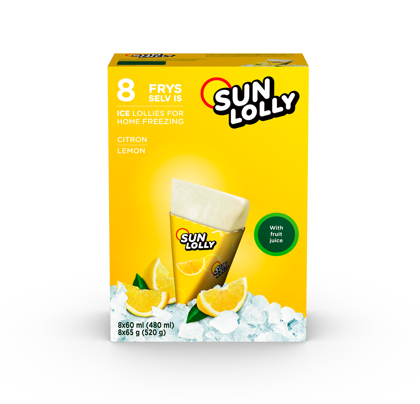 Sun Lolly 8x60ml sitruuna