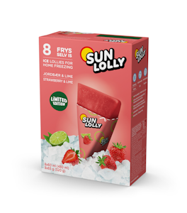 Sun Lolly mehujää 8x60ml/65g mansikka-lime