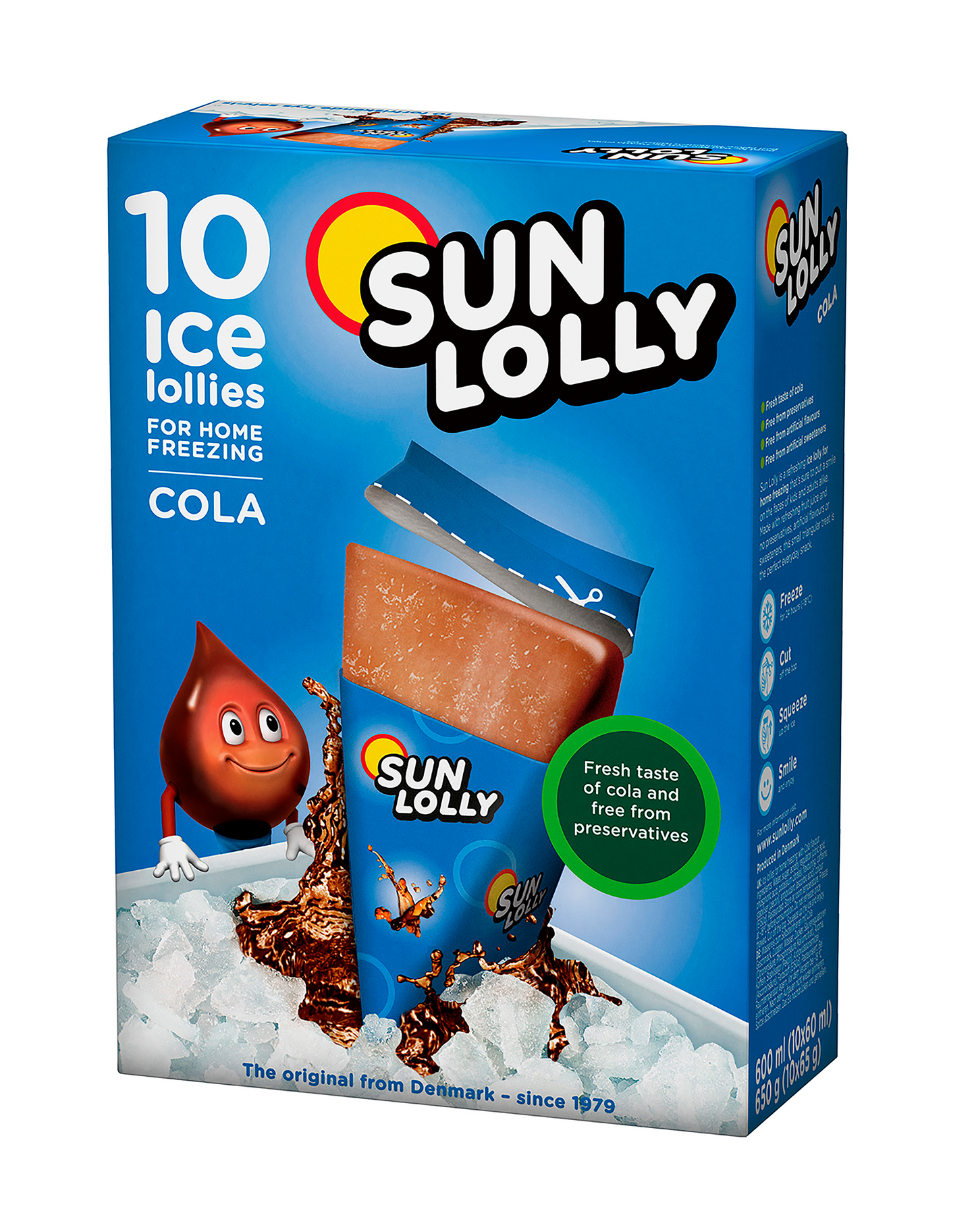 Sun Lolly 10x65g cola