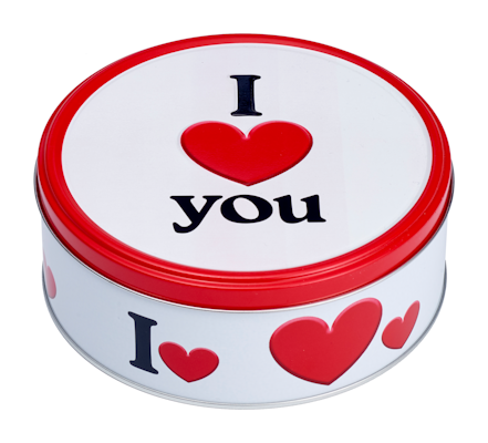 I Love you suklaacookie tinapakkaus 150g