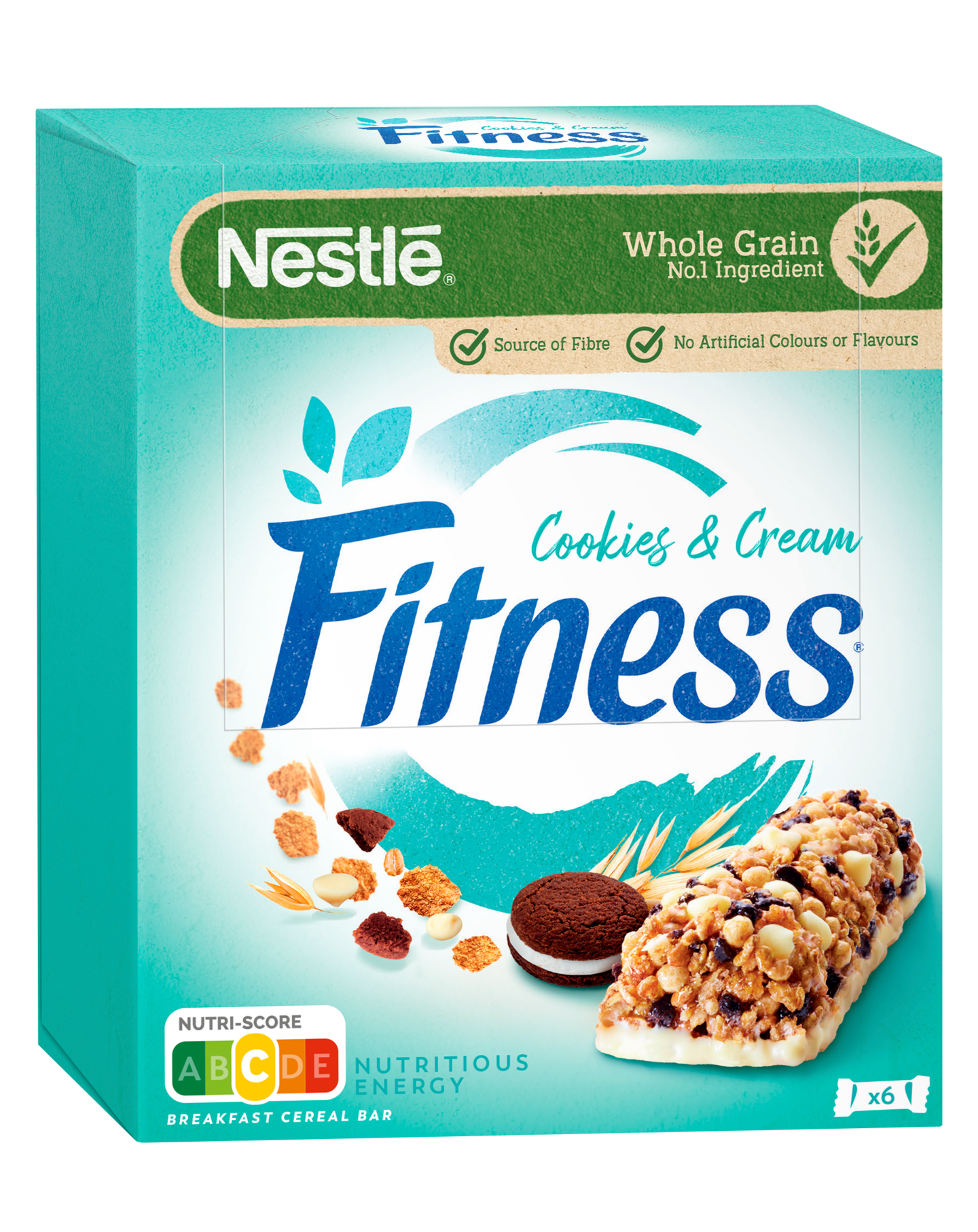 Nestle Fitness cookies-cream 6x23,5g viljapatukka
