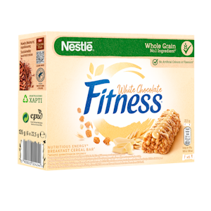 Fitness viljapatukka 6x22,5g White Chocolate