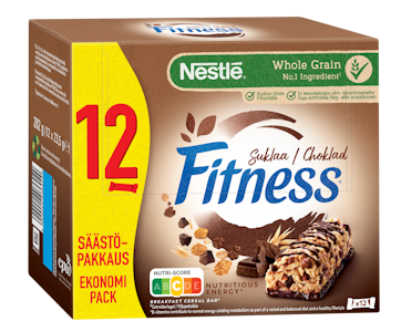 Fitness viljapatukka 12x23,5g suklaa QPA