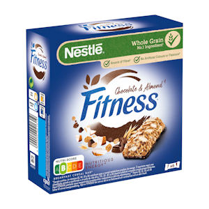 Nestle Fitness viljapatukka 6x23,5g tummasuklaa-manteli