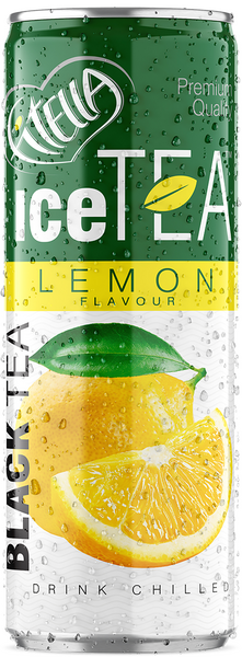 Fitella Icetea 0,25l black tea lemon