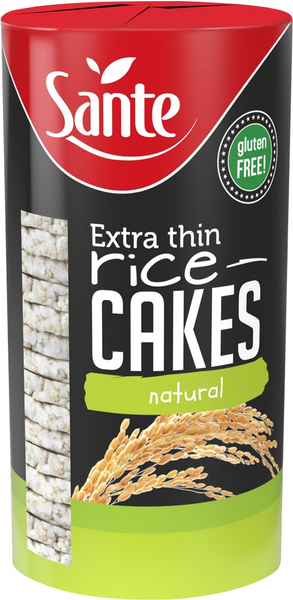 Sante rice cakes natural extra thin 110g