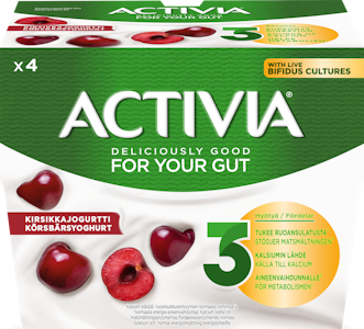 Danone Activia 4x125g kirsikkajogurtti