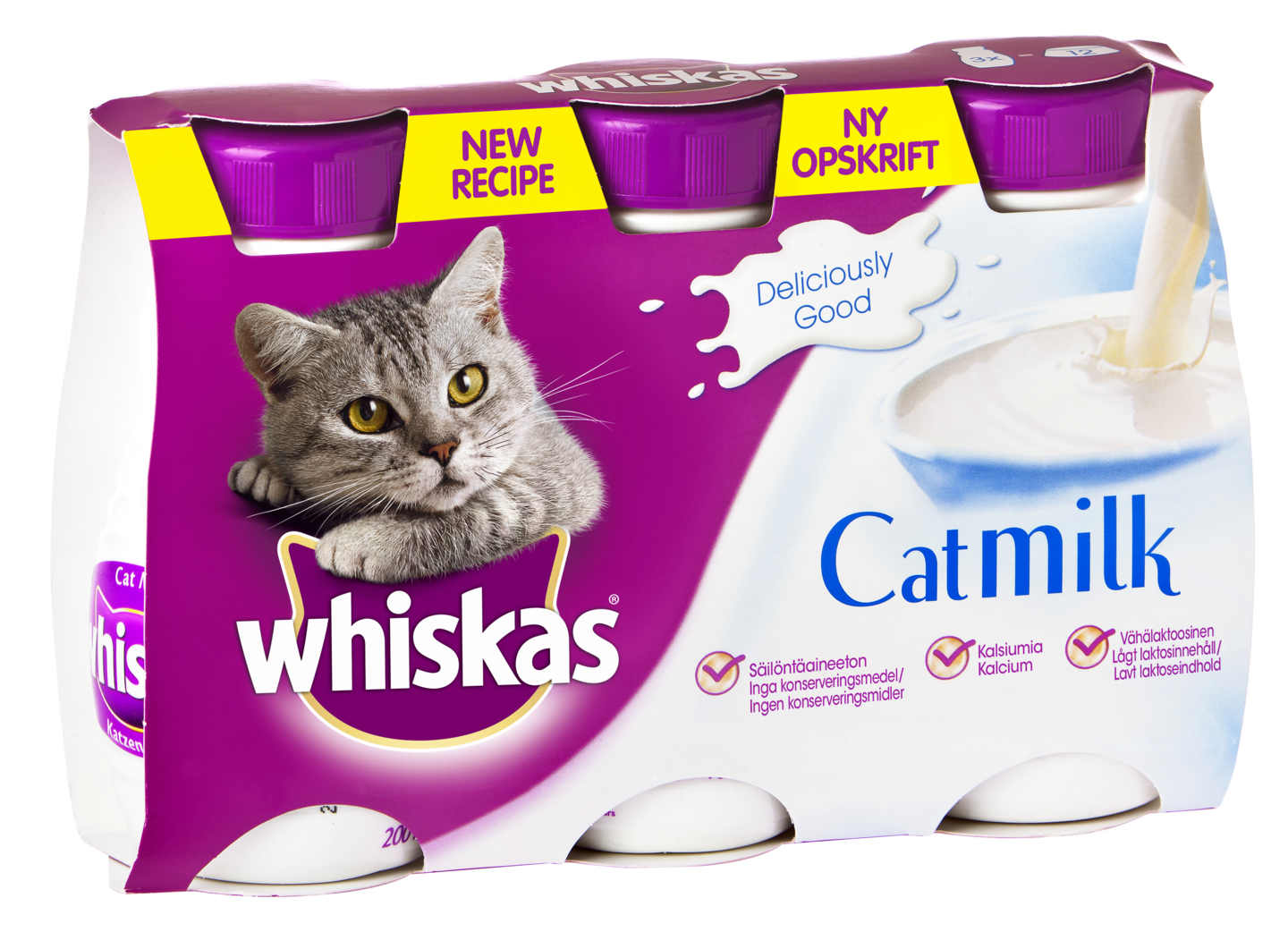 Whiskas 3x200ml Catmilk kissanmaito